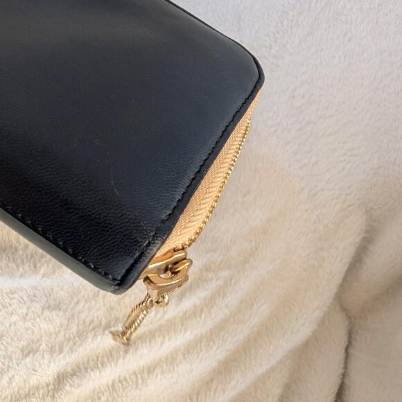 Authentic Chloe Two Toned Blue Continental Wallet with Chain Hook - Picture 3 of 15